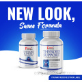 Suplemento de soporte de tiroides con selenio de zinc yodine B12